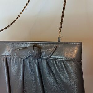 Vintage Magnetic Closure Clutch with Strap